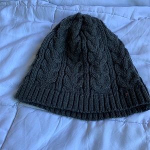 Kids Grey Knit Beanie